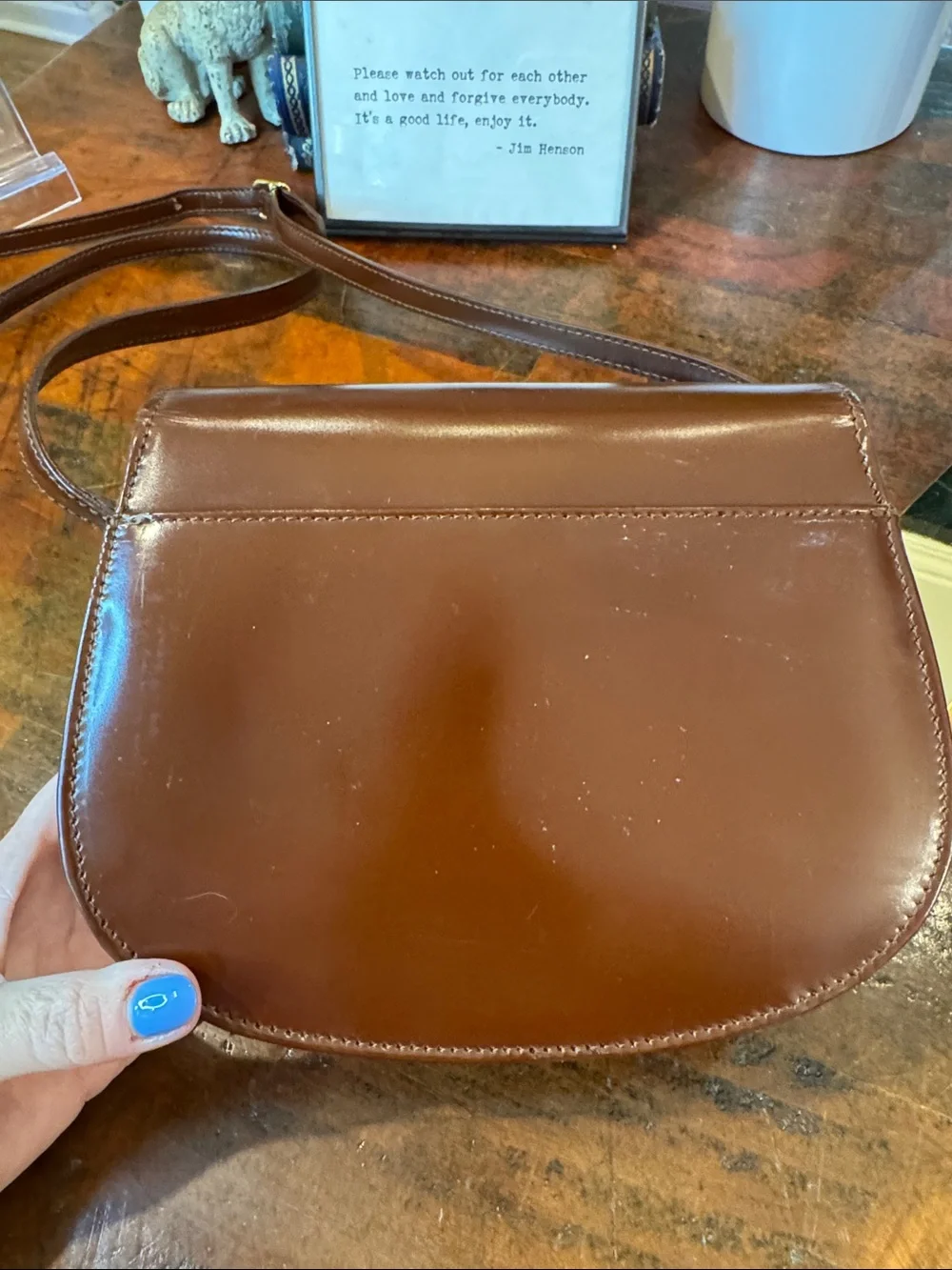 Etienne Aigner sleek brown